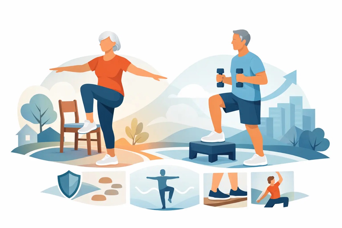 Fall Prevention Exercises for Stronger Daily Movement
